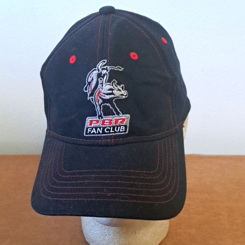 Professional Bull Riders Hat Fan Club embroidered adjustable cap.